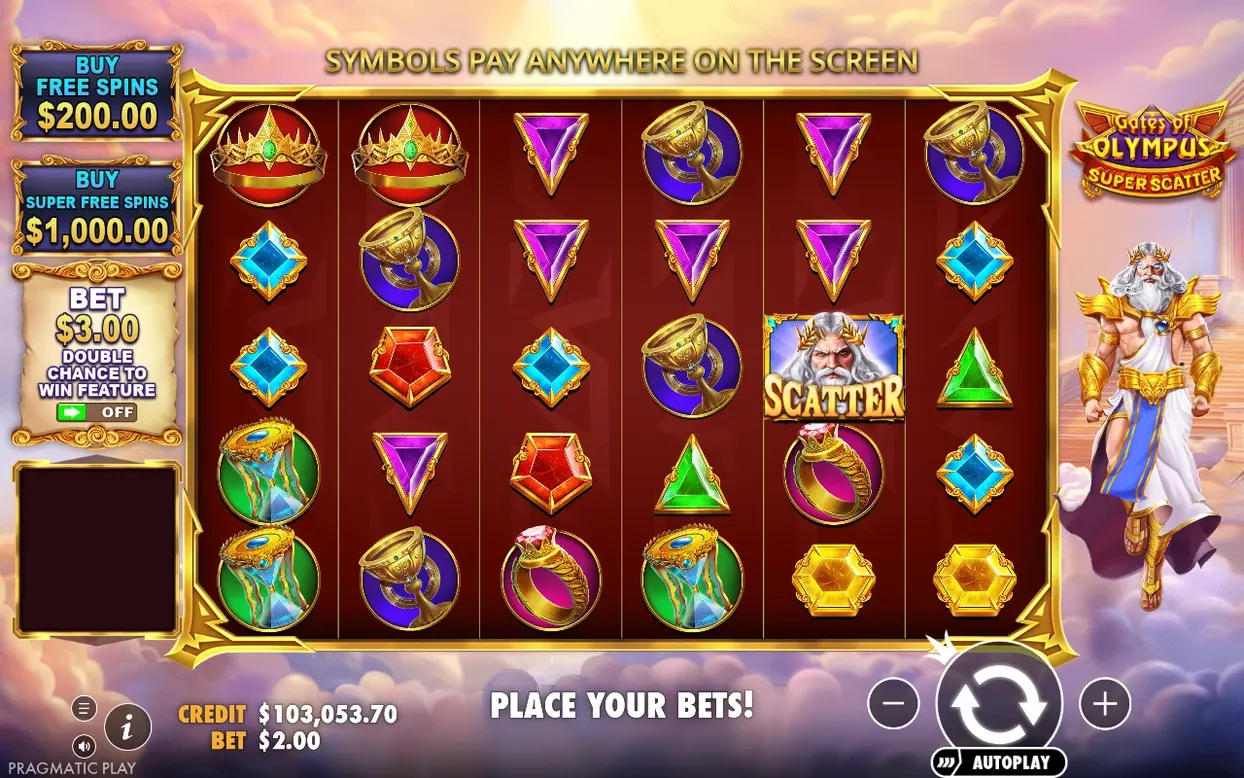 Gates of Olympus Super Scatter